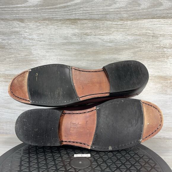 Tauer & Johnson Men’s brown Leather Slip On Penny Loafers Size 10 B - Picture 8 of 8